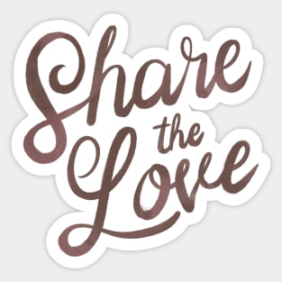 Share the love Sticker